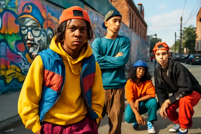 เสื้อผ้าแปลกใหม่โต่งเทรนด์ฮิปฮอปสำหรับวัยรุ่น